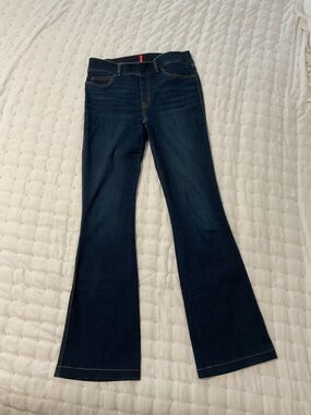 SPANX Dark Indigo Flare Jeans